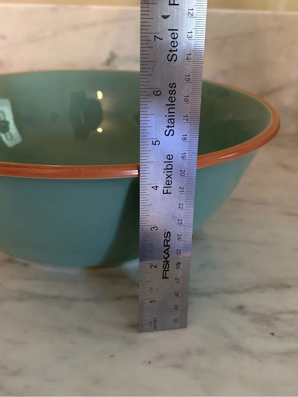 Large Serving Bowl Bobby Flay Turquoise 12” diameter